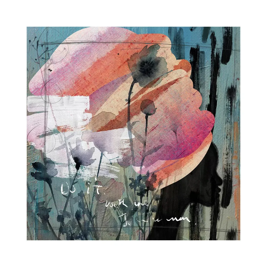 Turban by Nikki Chu - Painting Print East Urban Home Mat Color: No Mat Size: 37" H x 37" W x 1.5" D Format: Wrapped Canvas