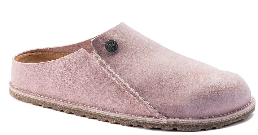 UNISEX BIRKENSTOCK ZERMATT PREMIUM SUEDE CLOG |  LAVENDER / BLUSH