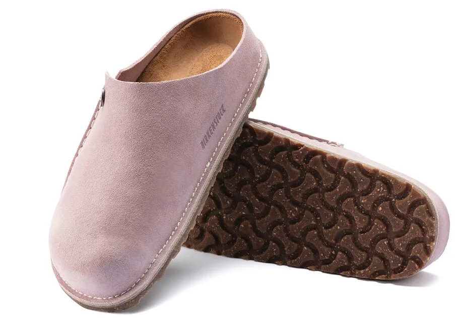 UNISEX BIRKENSTOCK ZERMATT PREMIUM SUEDE CLOG |  LAVENDER / BLUSH
