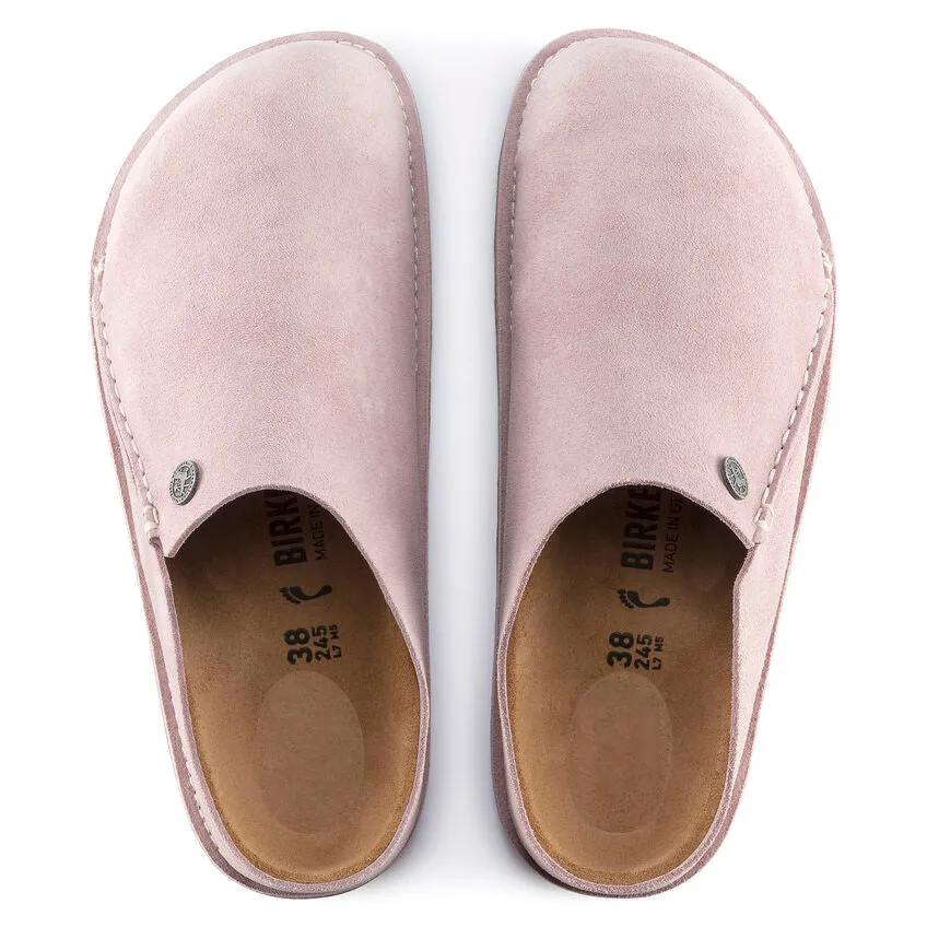 UNISEX BIRKENSTOCK ZERMATT PREMIUM SUEDE CLOG |  LAVENDER / BLUSH