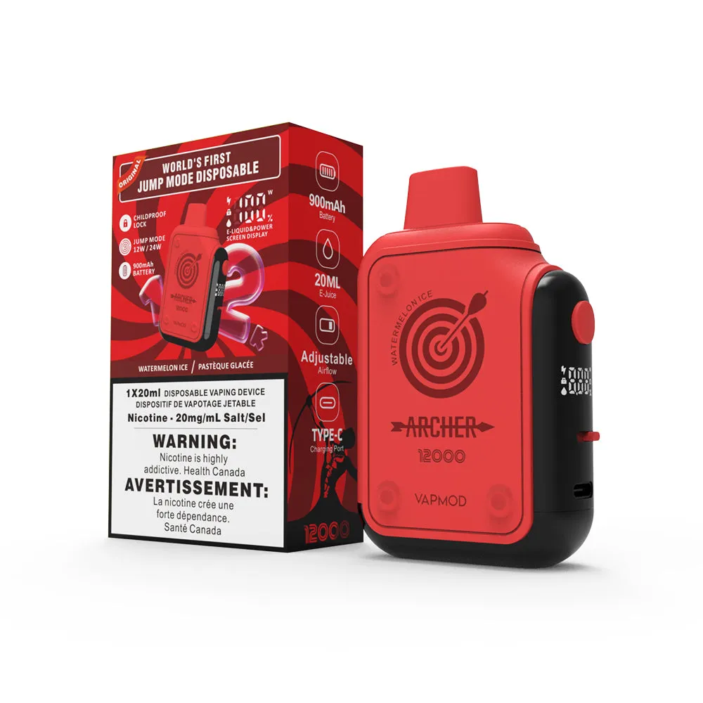 VAPMOD Archer 12000 Disposable Vape - (EXCISE TAX)*