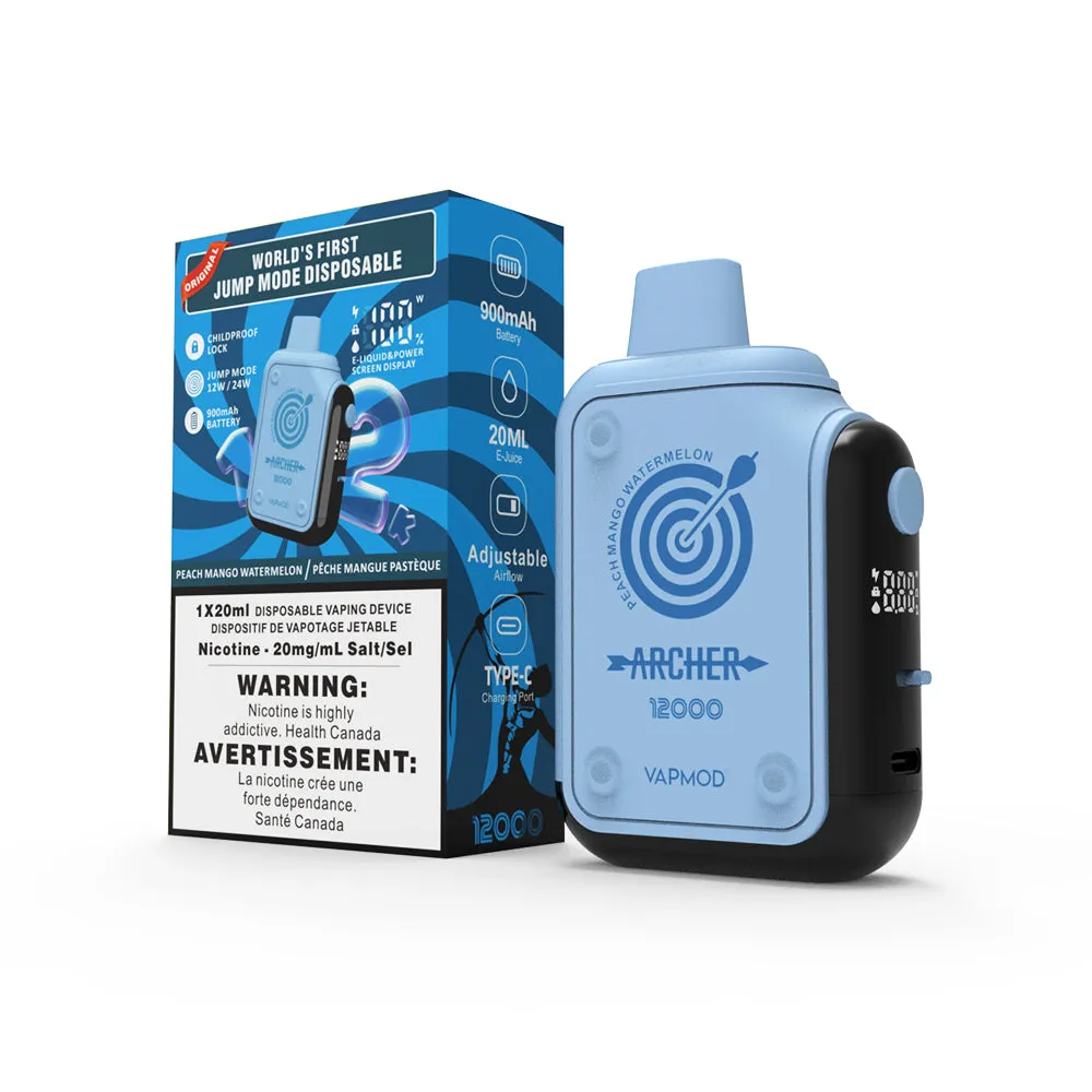 VAPMOD Archer 12000 Disposable Vape - (EXCISE TAX)*