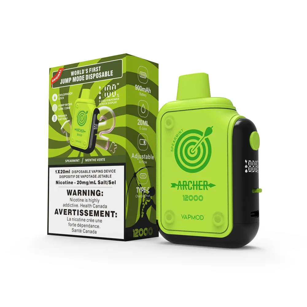 VAPMOD Archer 12000 Disposable Vape - (EXCISE TAX)*