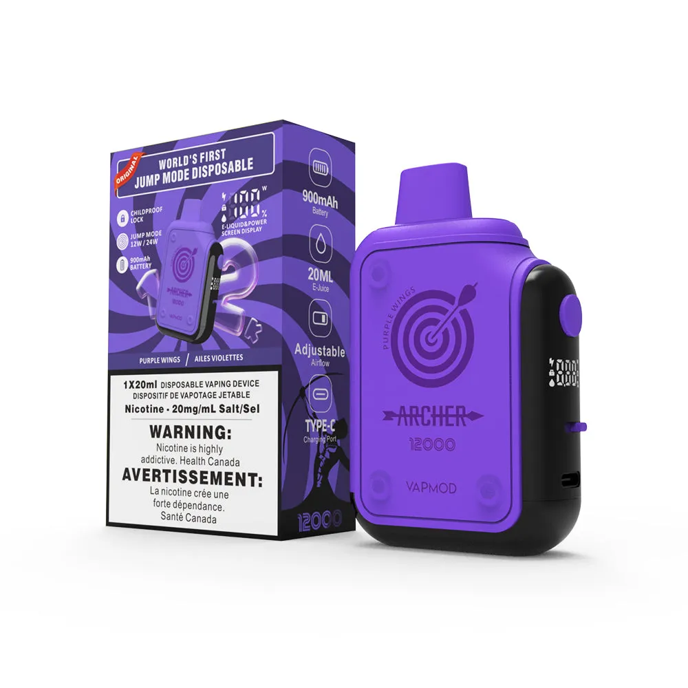 VAPMOD Archer 12000 Disposable Vape - (EXCISE TAX)*