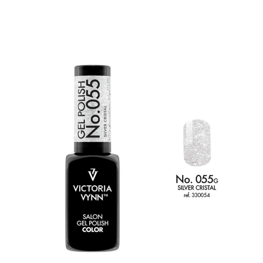 Victoria Vynn Gel Polish Color 055 Silver Crystal