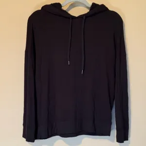 Victorias Secret Set  Loungewear Hoodie/Sherpa Shorts, Black, Size Medium