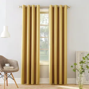 Wayfair Basics Room Darkening Grommet Curtain Panel Wayfair Basics® Curtain Color: Flax Size per Panel: 54" W x 84" L