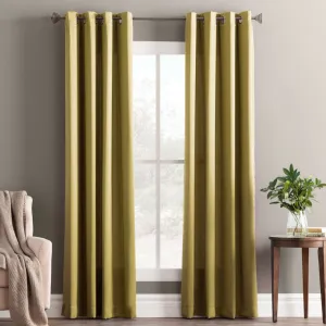 Wayfair Basics Room Darkening Grommet Curtain Panel Wayfair Basics® Curtain Color: Flax Size per Panel: 54" W x 95" L