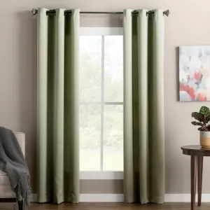 Wayfair Basics Room Darkening Grommet Curtain Panel Wayfair Basics® Curtain Color: Sage Green Size per Panel: 40" W x 84" L
