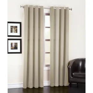 Wayfair Basics Room Darkening Grommet Curtain Panel Wayfair Basics® Curtain Color: Stone Size per Panel: 54" W x 84" L