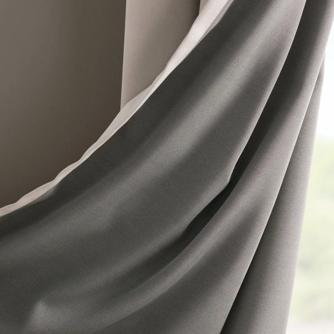 Wayfair Basics Room Darkening Grommet Curtain Panel Wayfair Basics® Curtain Color: Stone Size per Panel: 54" W x 84" L
