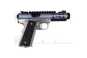 WE Galaxy 1911 GBB, SILVER - BLUE