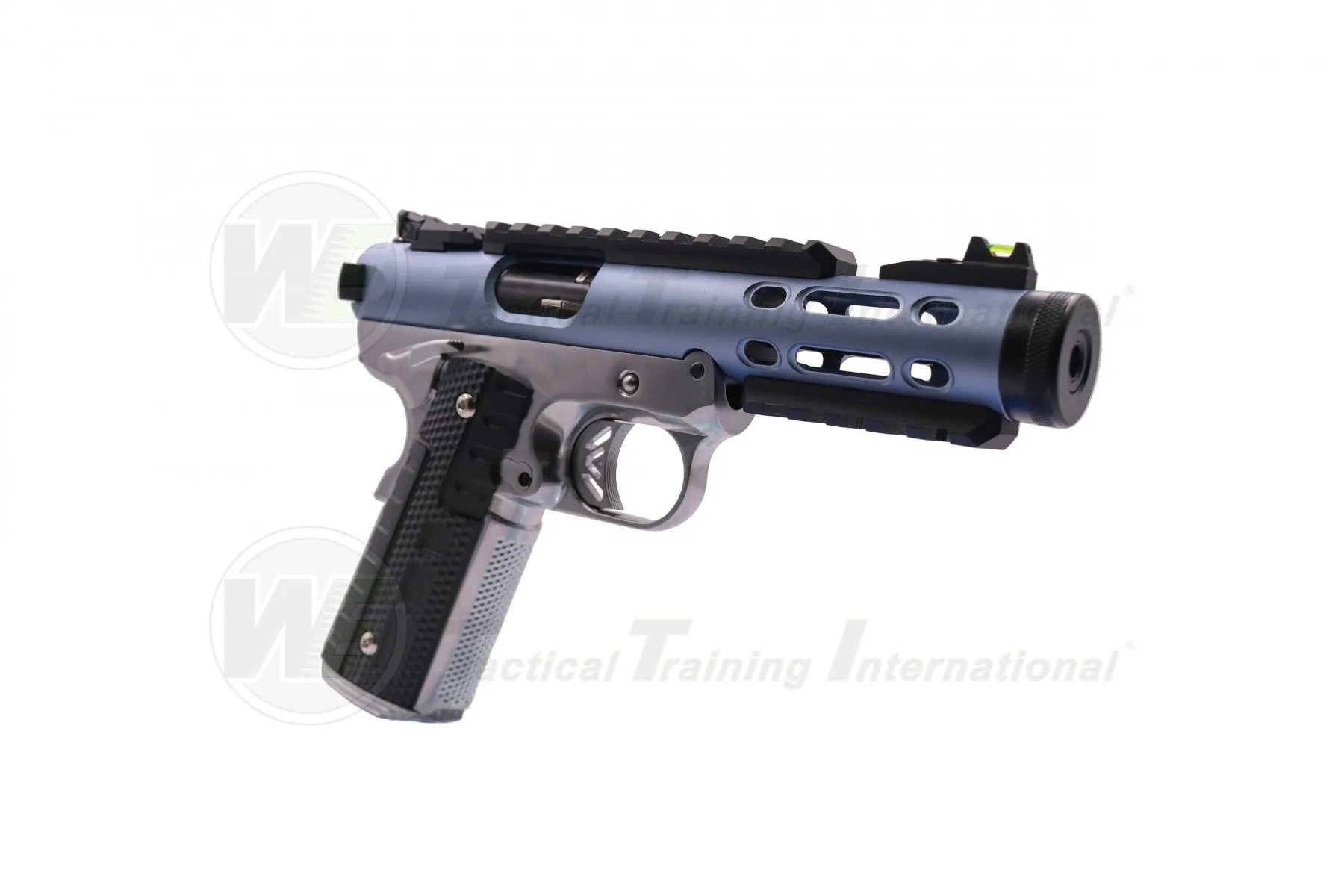 WE Galaxy 1911 GBB, SILVER - BLUE