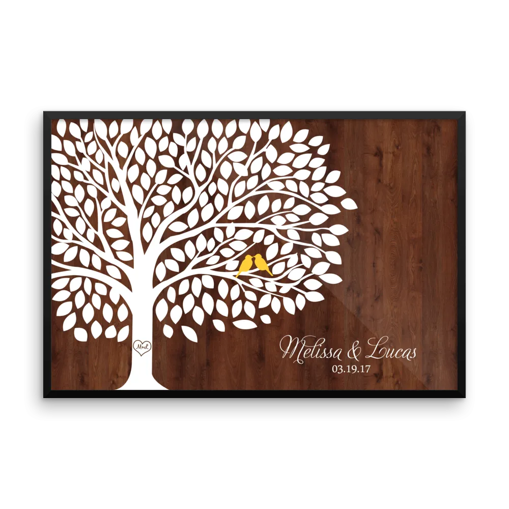 Wedding Tree Guest Book Alternative - 200 Signatures