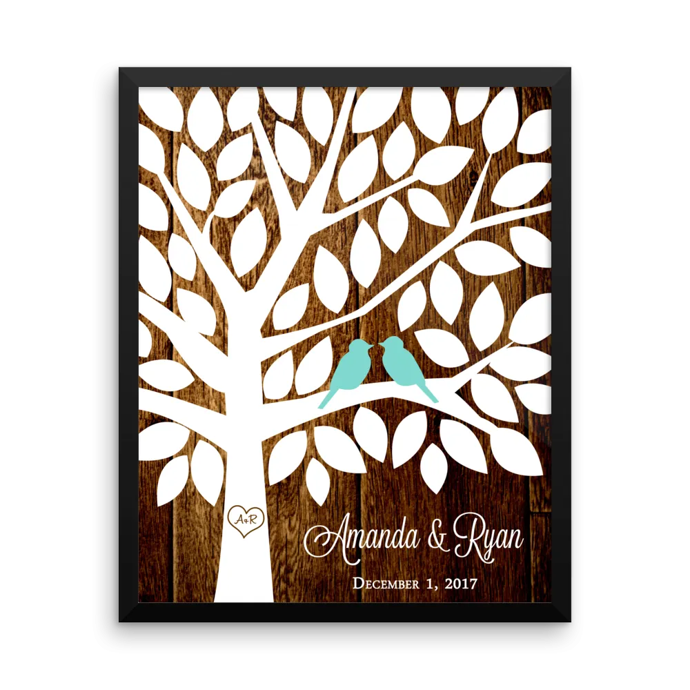 Wedding Tree Guest Book Alternative - 75 Signatures