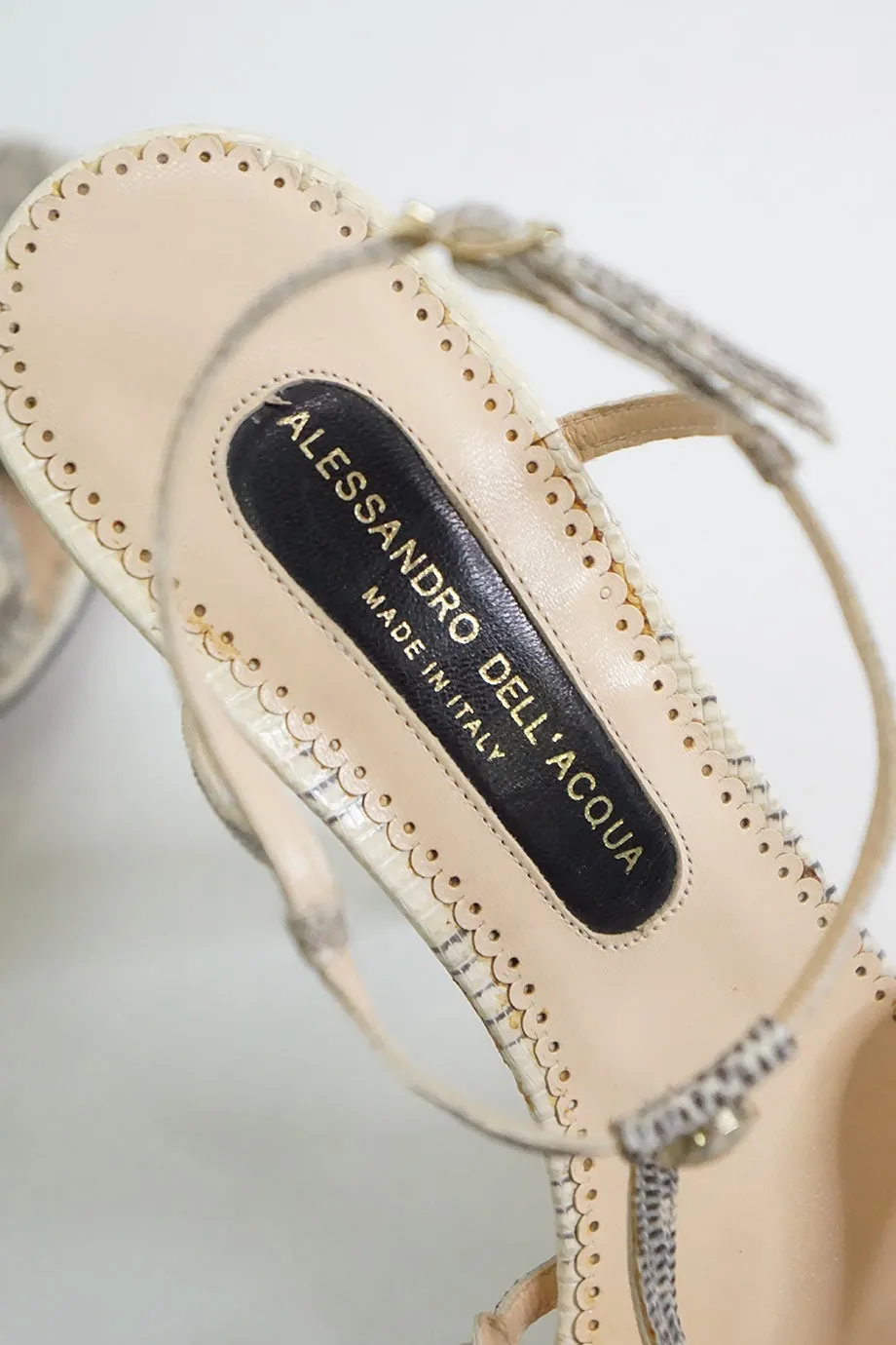 [WS4684] Alessandro Dell'Acqua | Open Toed Pump