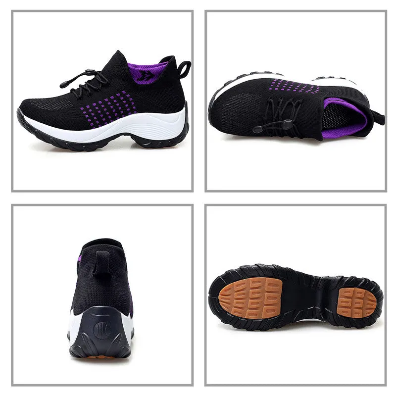 Yiffany Frauen Ultra-Comfy Atmungsaktive Turnschuhe