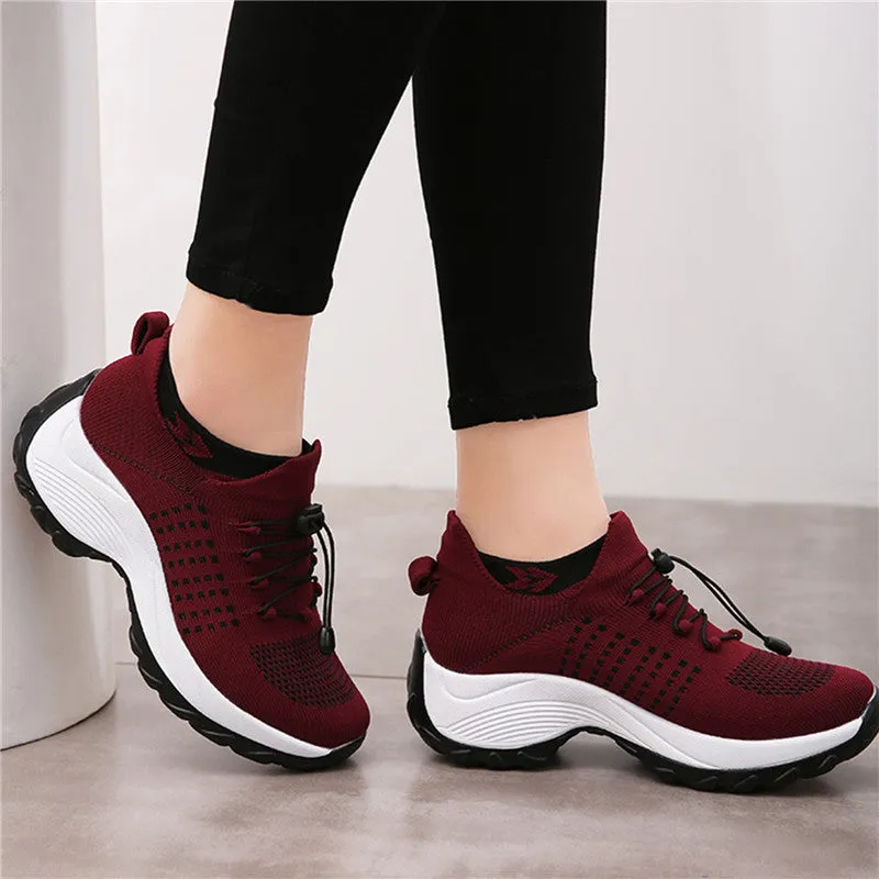 Yiffany Frauen Ultra-Comfy Atmungsaktive Turnschuhe