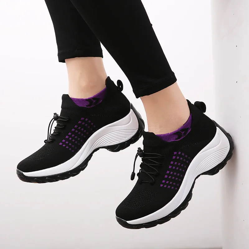 Yiffany Frauen Ultra-Comfy Atmungsaktive Turnschuhe