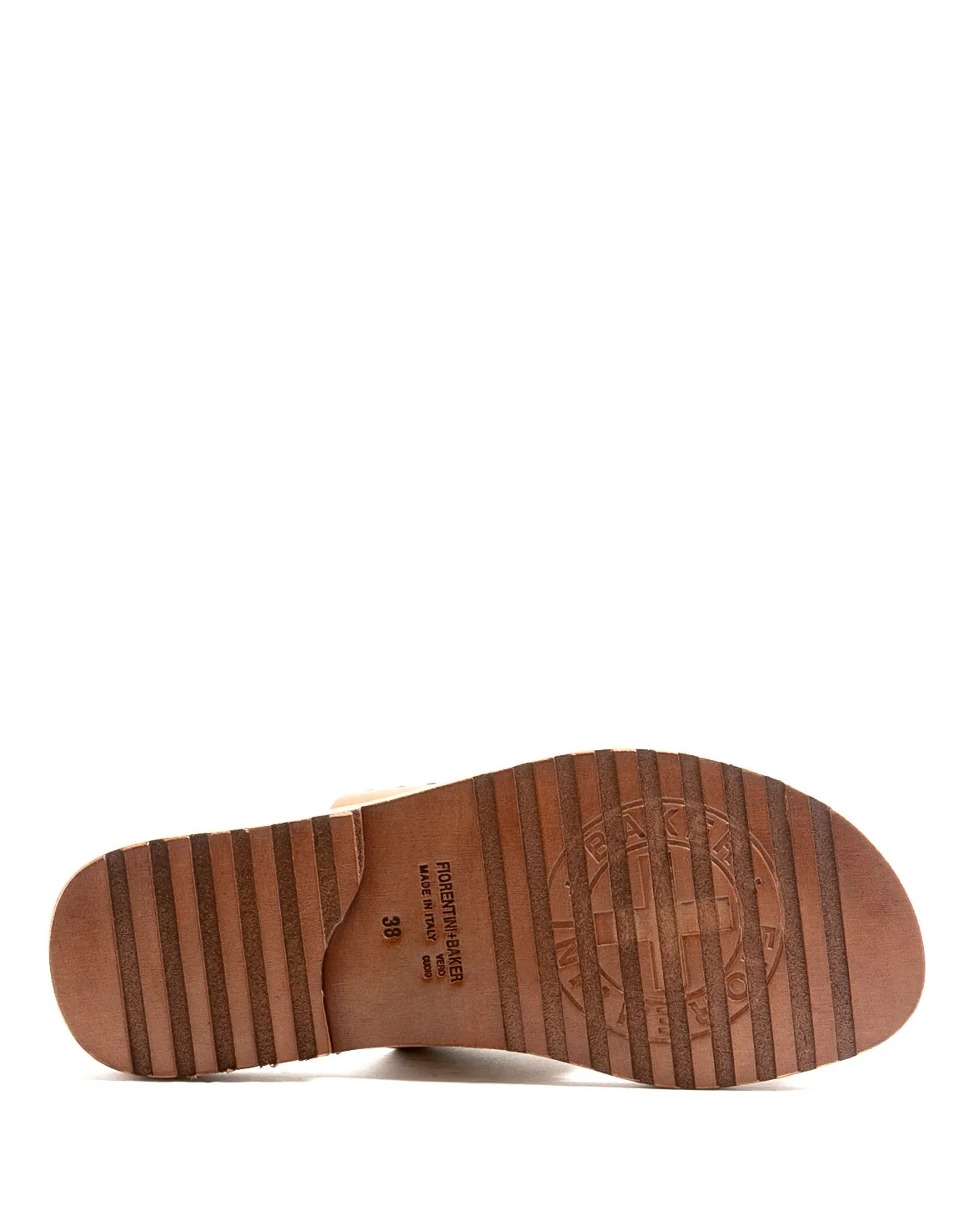 ZATTYS Light Brown Leather Sandals