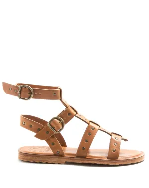 ZENS Light Brown Leather Sandals