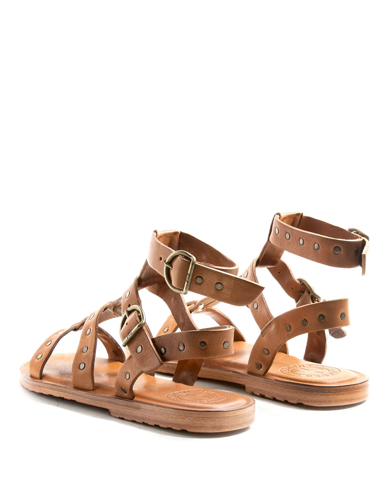 ZENS Light Brown Leather Sandals